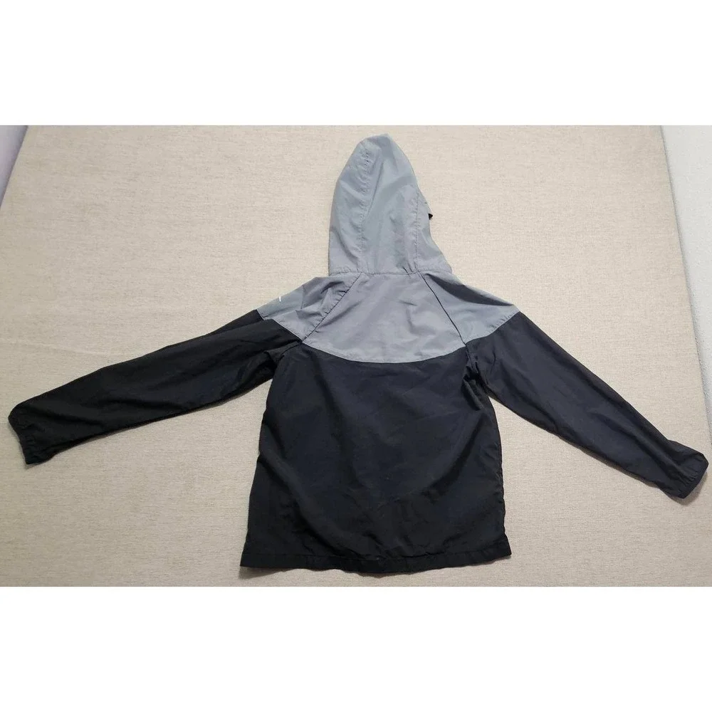 Nike Windrunner‎ Packable Windbreaker Jacket Grey Black CU9301-084 XS Loose *